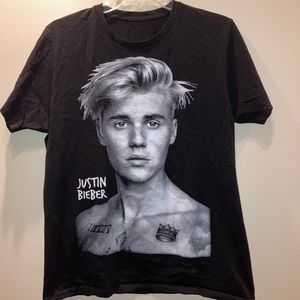 Justin Bieber purpose tour t shirt size L